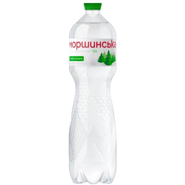 %Вода мінеральна природна столова Моршинська слабогазована 1,5 л