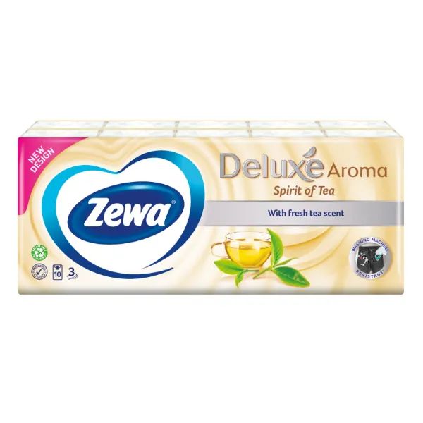 %Хусточки носові Zewa deluxe parfum №100