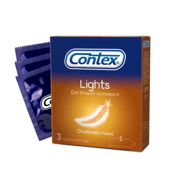 %Презервативы Contex ультра Lights №3