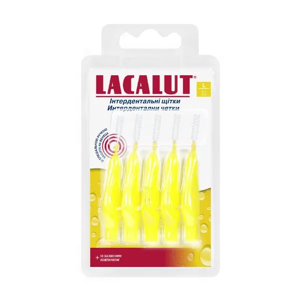 %Інтердентальні щітки Lacalut Interdental L