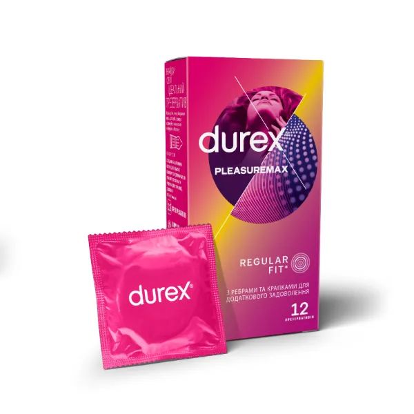 %Презервативи Durex Pleasuremax №12