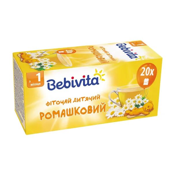 %Детский фиточай Bebivita ромашковый пакетик 1,5 г №20