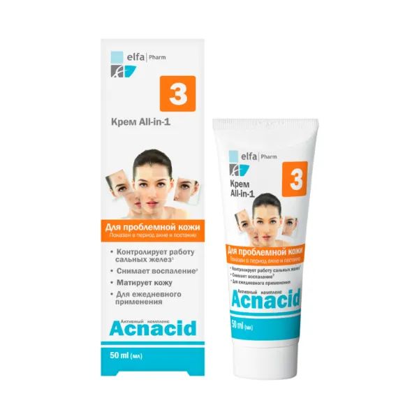 %Крем Elfa Pharm Acnacid all-in-1 50 мл