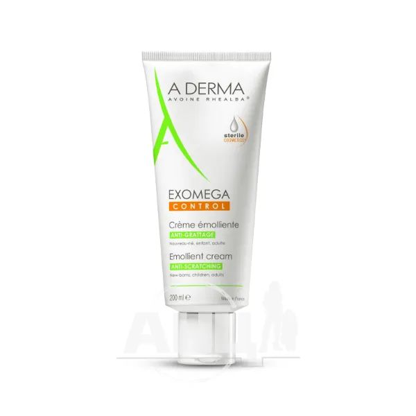 %Смягчающий крем для тела и лица A-Derma Exomega Control 200 мл