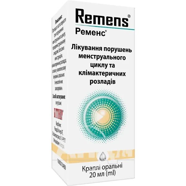 %Ременс капли оральные флакон-капельница 20 мл
