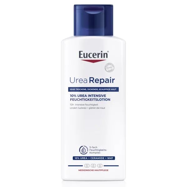 %Насичений зволожуючий лосьйон для тіла Eucerin Repair для дуже сухої шкіри 10% урея 250 мл