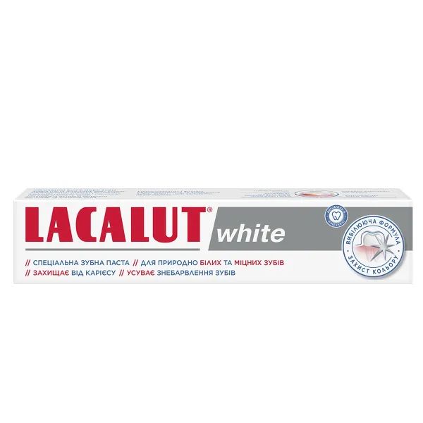 Зубна паста Lacalut White 75 мл