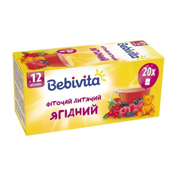 %Дитячий фіточай Bebivita ягідний 1,5 г №20