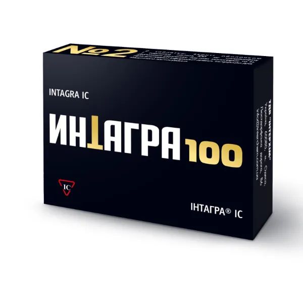 %Інтагра ІС таблетки вкриті оболонкою 100 мг №2