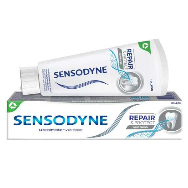 %Зубная паста Sensodyne Восстановление и Защита отбеливающая 75 мл