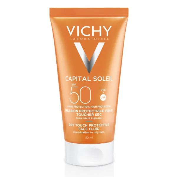 %VICHY Идеаль Солей, солнцезащитная матирующая эмульсия SPF50+, 50 мл