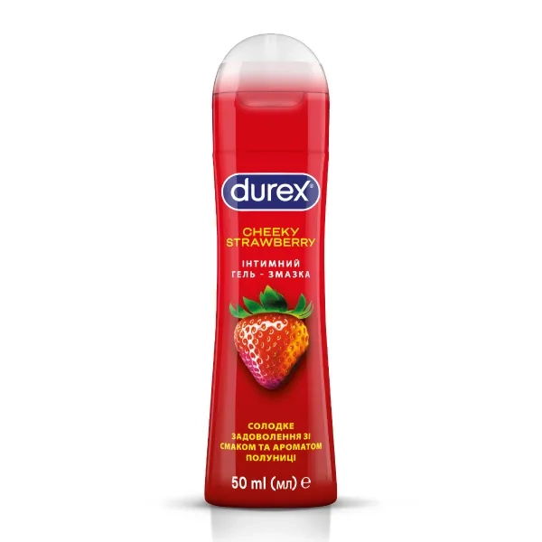 %Интимная гель-смазка Durex play sweet strawberry 50 мл