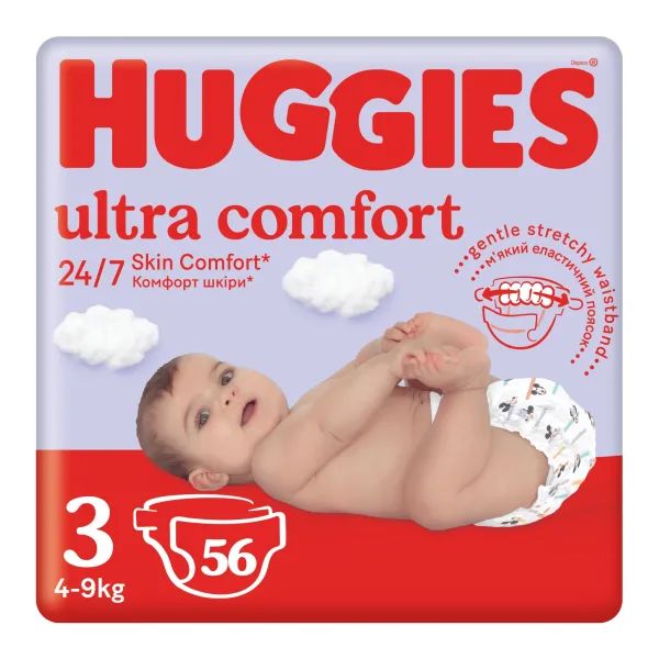 %Подгузники Huggies Ultra Comfort 3 (5-9 кг) №56