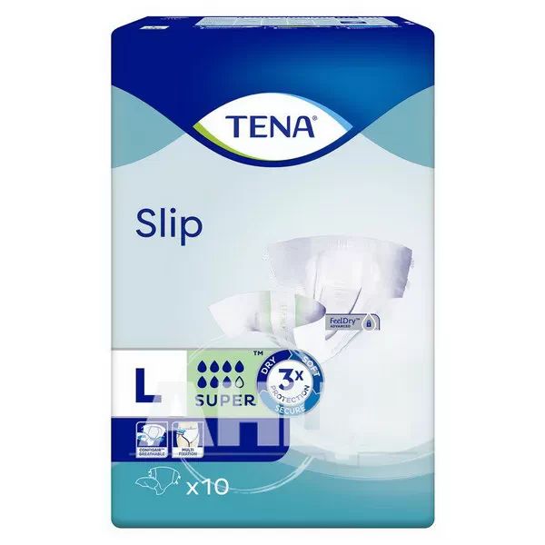 %Подгузники для взрослых Tena slip super large №10