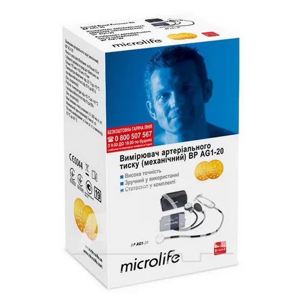 %Механічний тонометр Microlife BP AG 1-20