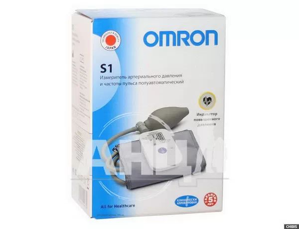 %Тонометр Omron S1 НЕМ-4030-E полуавтоматический