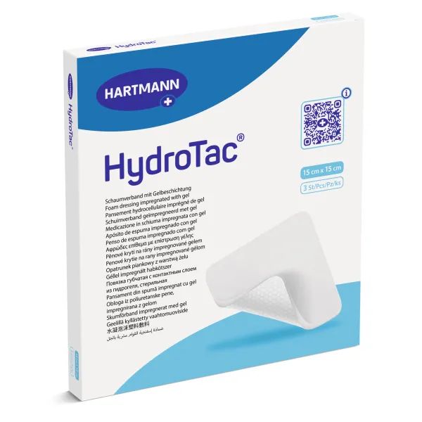 %Пов'язка губчата з гелевим покриттям HydroTac 15 см х 15 см №3