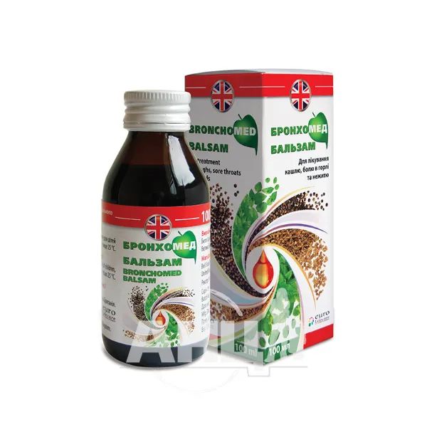 Бронхомед бальзам раствор для перорального применения бутылка 100 мл