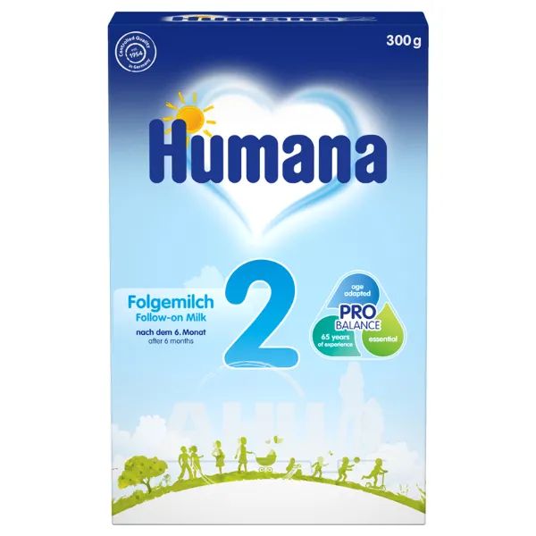 %Молочная сухая смесь Humana 2 300 г