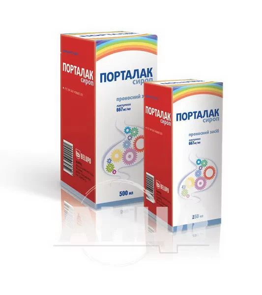 Порталак сироп 667 мг/мл флакон 250 мл