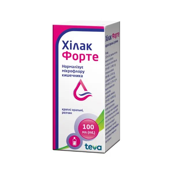 %Хілак форте краплі оральні флакон 100 мл