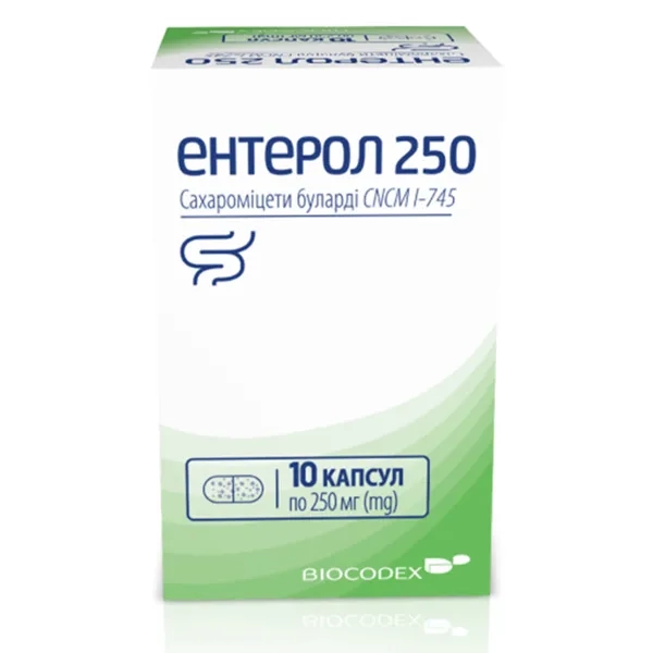 %Ентерол 250 капсули №10