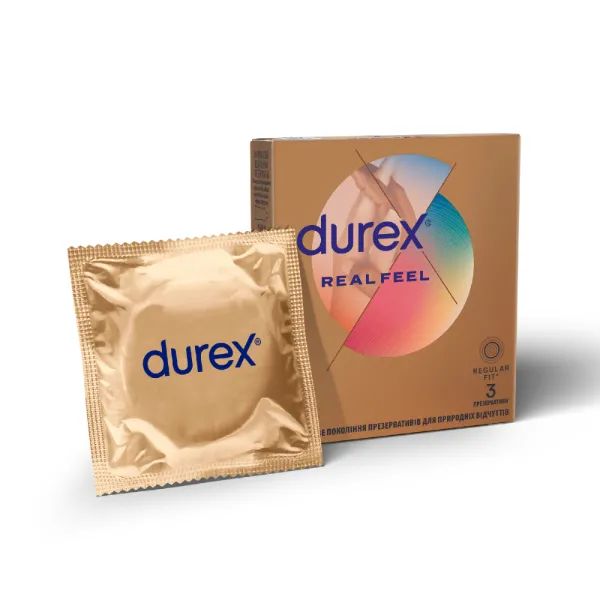 %Презервативы Durex real feel №3