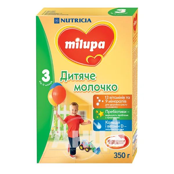 %Детское молочко Milupa 3 от 12 месяцев 350 г