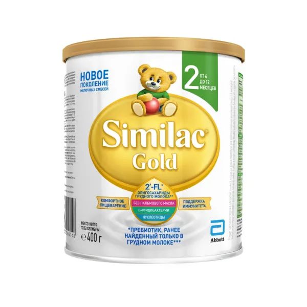 %Суха молочна суміш Similac Gold 2 400 г