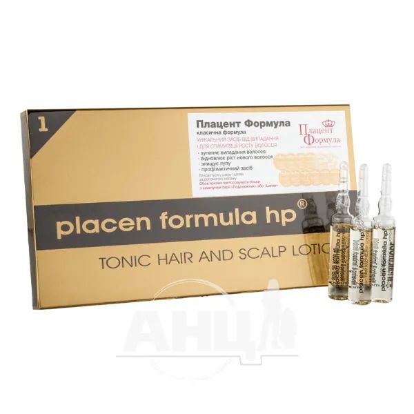 Средство для укрепления волос Плацент формула ампулы по 10 мл №12