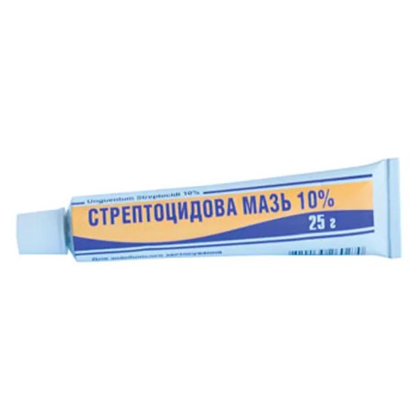 %Стрептоцидовая мазь 10% туба 25 г
