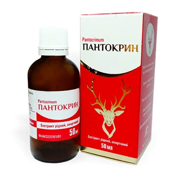 %Пантокрин экстракт жидкий спиртовой 50 мл