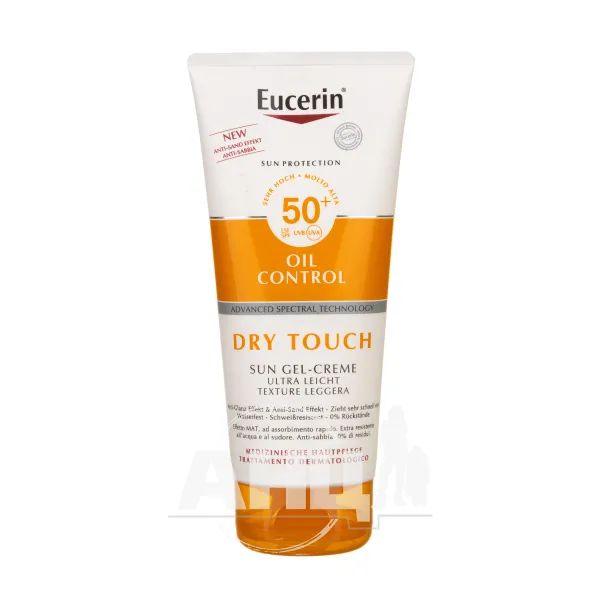 Гель-крем Eucerin сонцезахисний матуючий SPF50 200 мл
