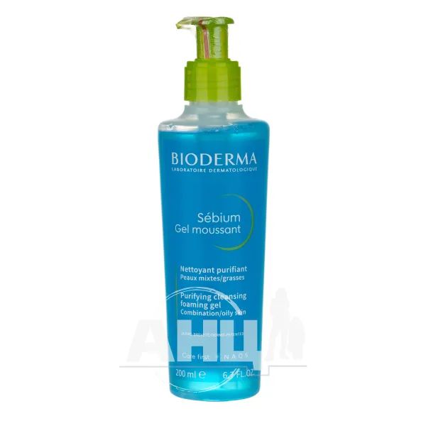 %Гель Bioderma Sebium очищуючий 200 мл