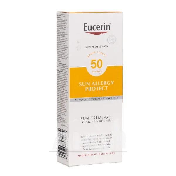 Солнцезащитный крем-гель для тела Eucerin Sun Allergy SPF 50 150 мл