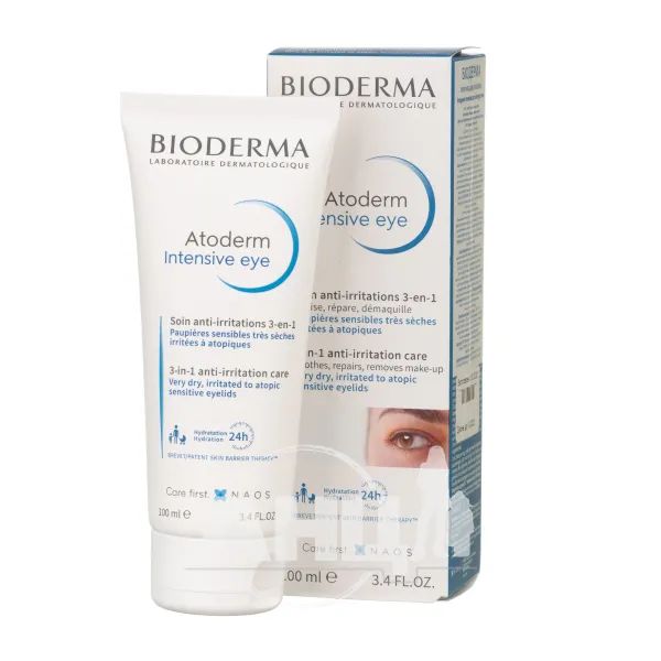 Засіб для догляду за шкірою навколо очей Bioderma Atoderm Intensive 3в1 100 мл