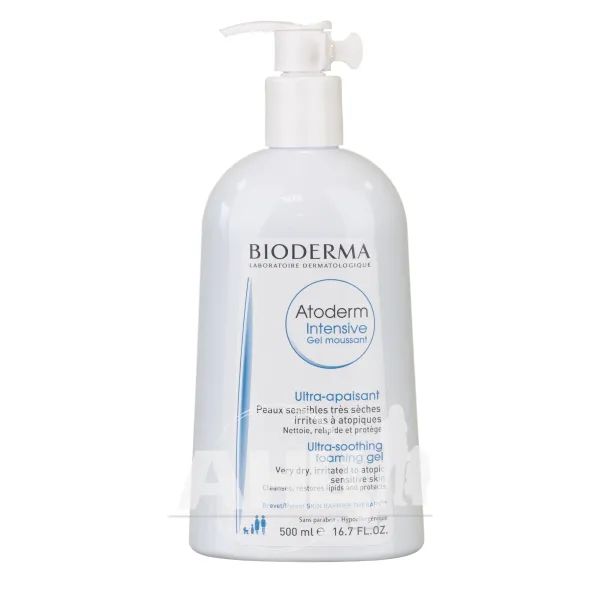 %Гель Bioderma Atoderm Интенсив очищающий для чувствительной и очень сухой кожи 500 мл