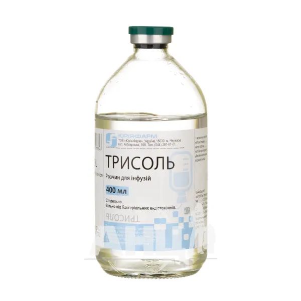 %Трисоль раствор для инфузий бутылка 400 мл