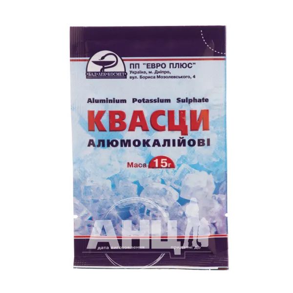 %Квасцы алюмокалиевые порошок 15 г