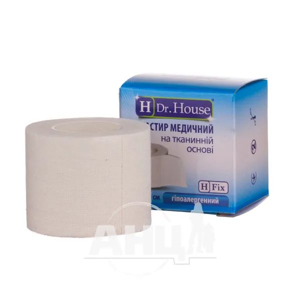 Пластырь медицинский Dr. House на тканевой основе 4 см х 500 см