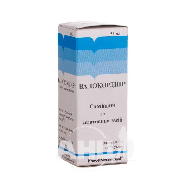 Валокордин краплі оральні розчин флакон-крапельниця 50 мл