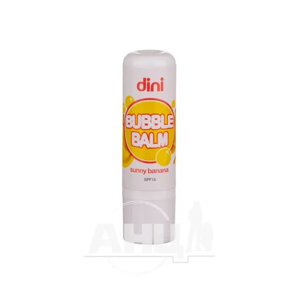 %Помада гигиеническая Dini Bubble Balm Банан 4.5 г