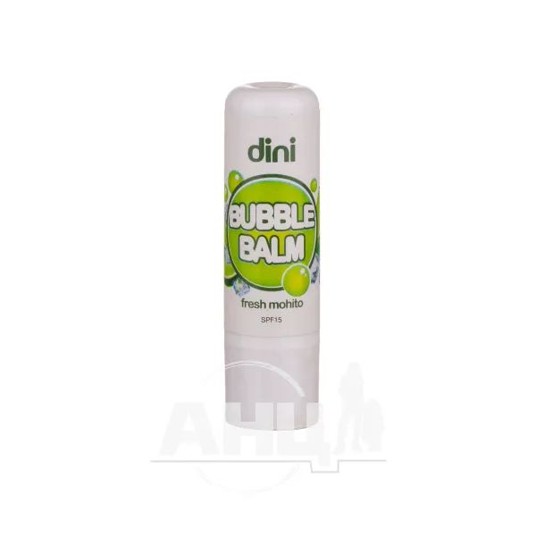 %Помада гигиеническая Dini Bubble Balm Свежее Мохито 4.5 г