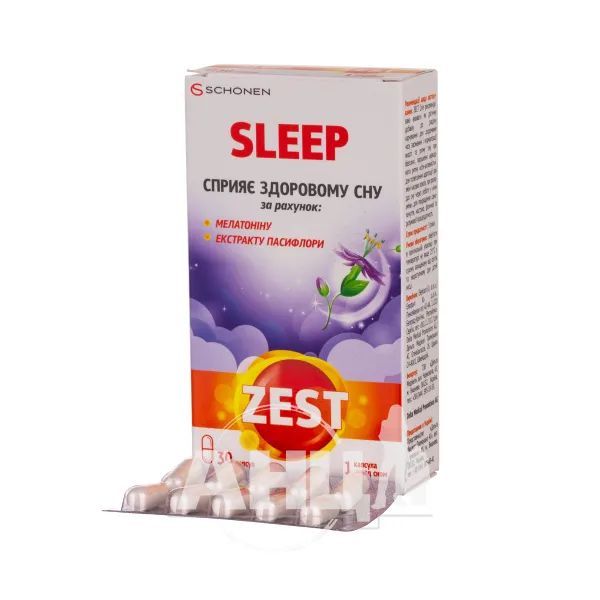 Зест сліп капсули блістер №30