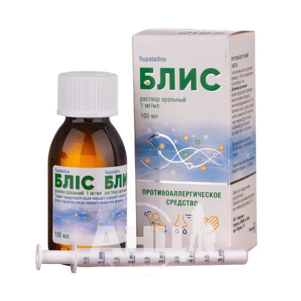 Блис раствор оральный 1 мг/мл флакон 100 мл