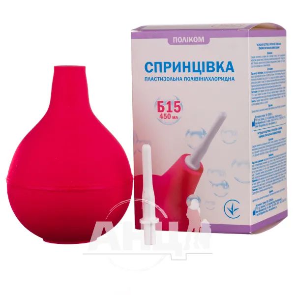 Спринцовка пластизольная поливинилхлоридная тип-б №15