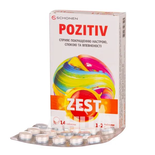 Зест позитив таблетки №14