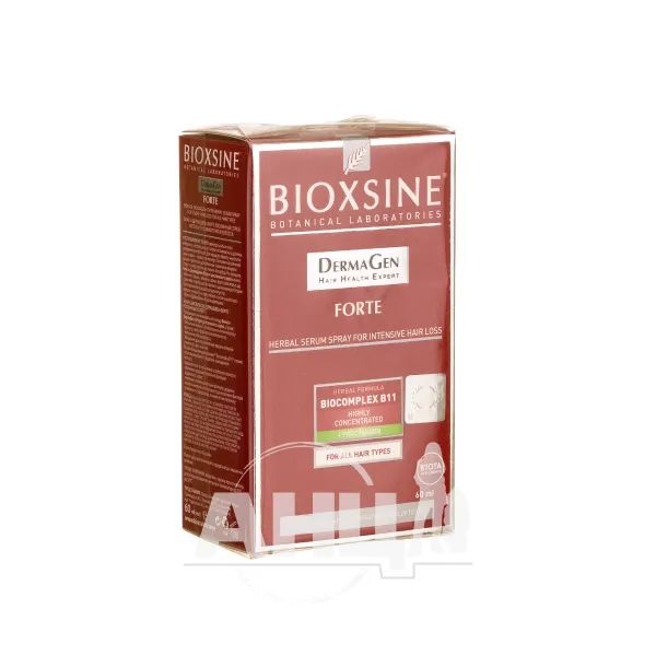 %Спрей для волосся Bioxsine Forte проти випадіння рослинний 60 мл