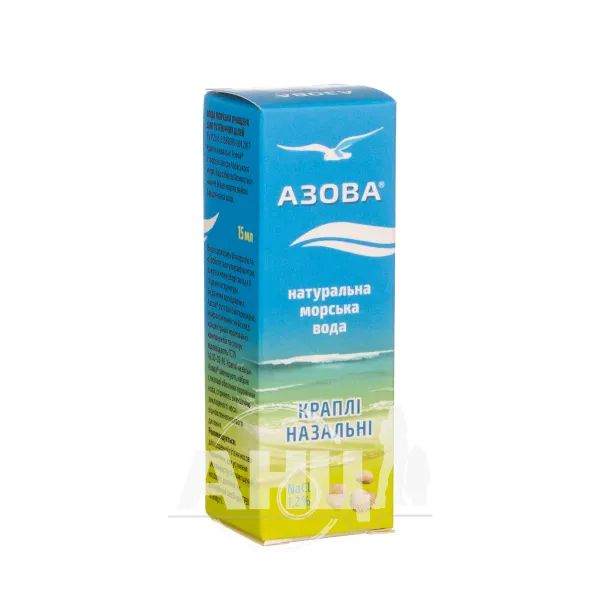 %Азова морская вода назальные капли 15 мл