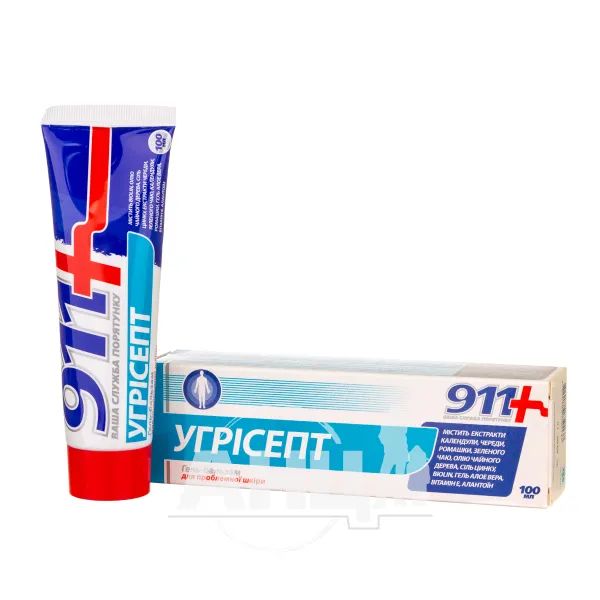 Гель-бальзам 911 для проблемної шкіри Угрісепт Ваша служба порятунку 100 мл